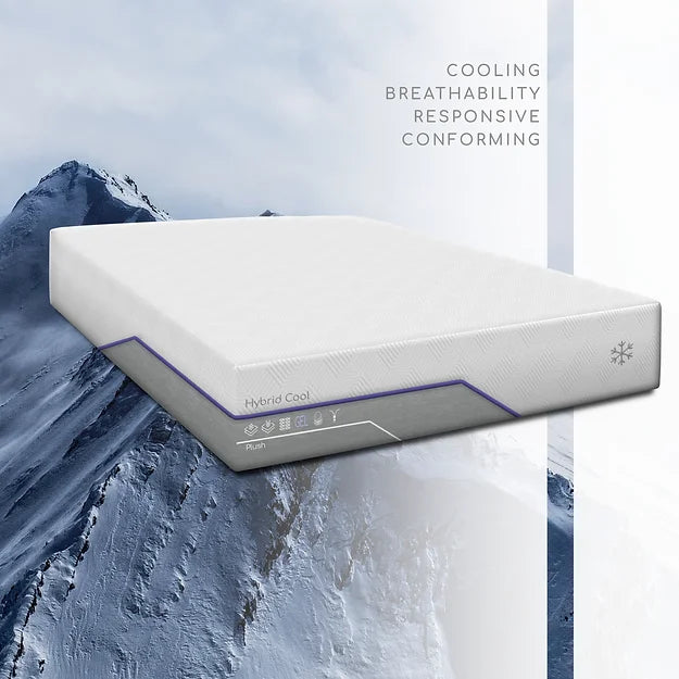 Lua Sleep 13.5 Plush Hybrid Cooling Gel Mattress SleepGreatForLess