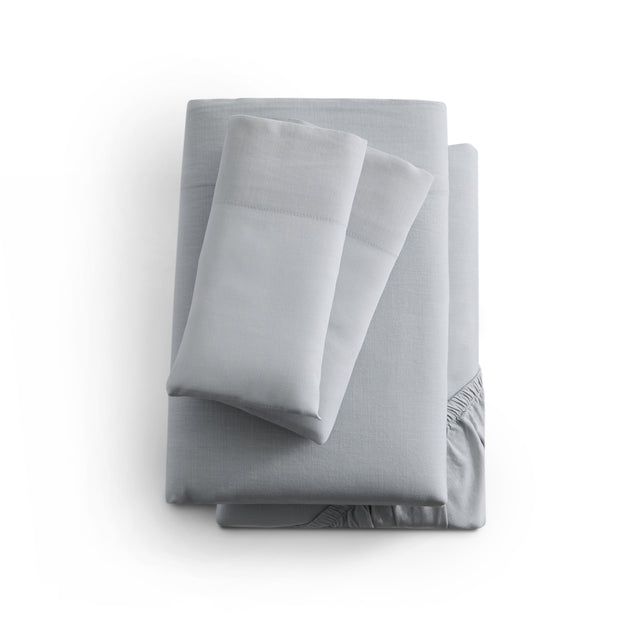 Linen Weave Luxury Cotton Sheet Set